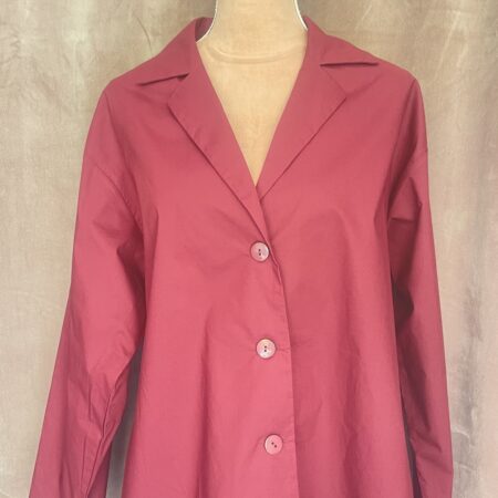 BORDEAUX COTTON LAPEL SHIRT-BLACK COTTON LAPEL SHIRT-WHITE COTTON LAPEL SHIRT - CKONTOVA