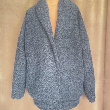 BLUE KNITTED CARDIGAN-CKONTOVA