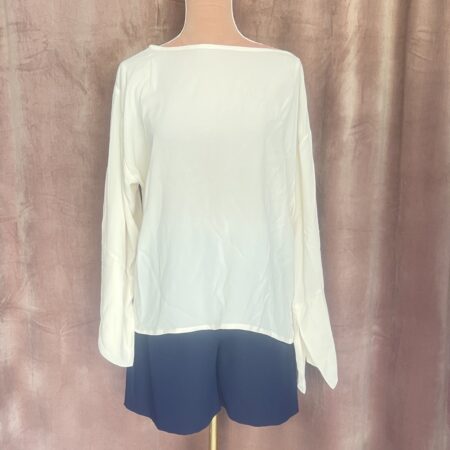 BLACK LOOSE BLOUSE - WHITE LOOSE BLOUSE -CKONTOVA