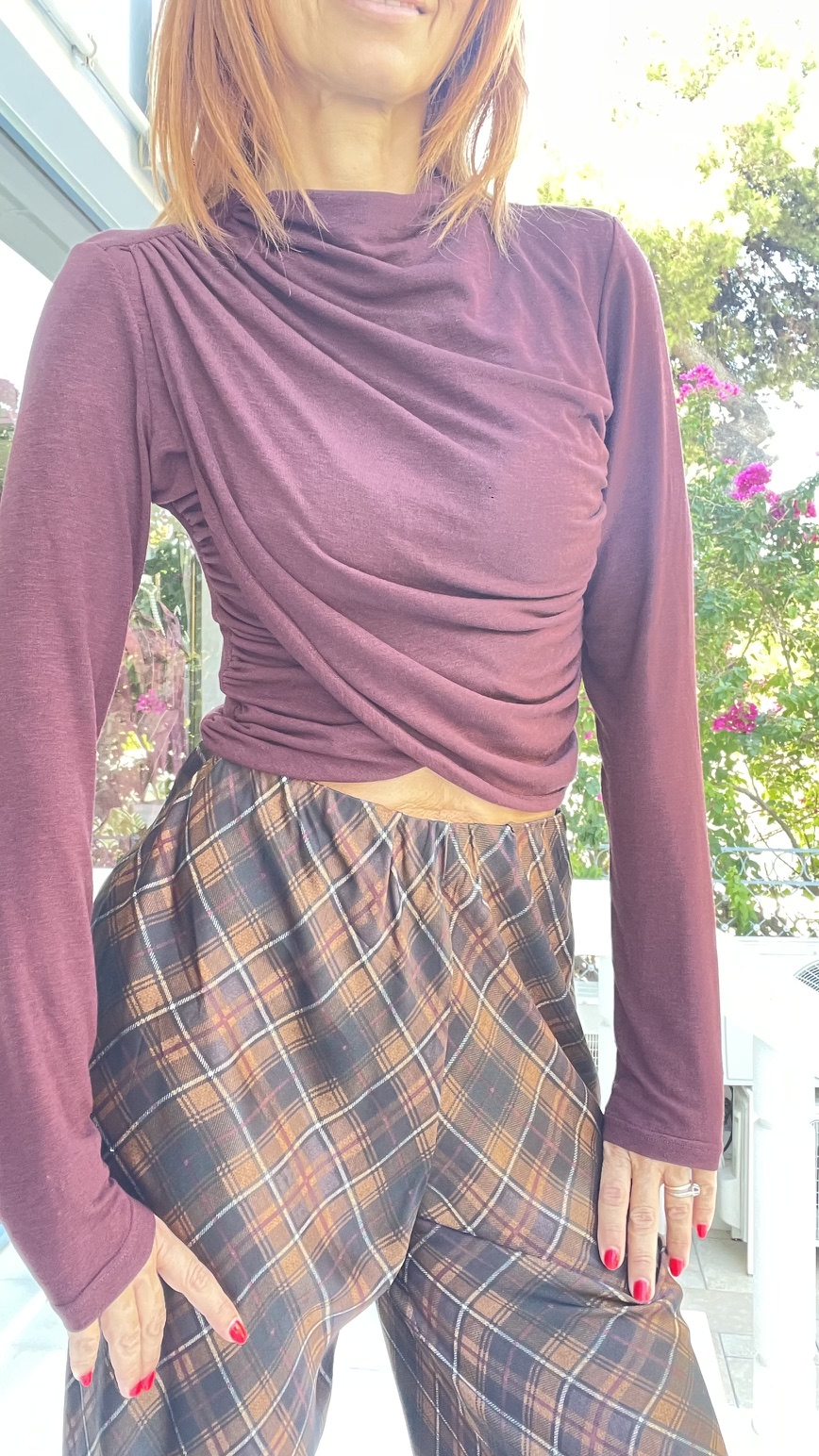 IMG_1589 BORDEAUX CROSSOVER DRAPED TOP -WHITE CROSSOVER DRAPED TOP-BLACK CROSSOVER DRAPED TOP -ckontova