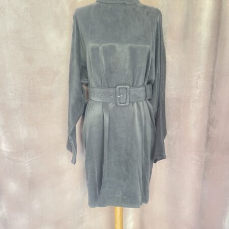 BROWN ICON MOCK DRESS -BLACK ICON MOCK DRESS -ckontova