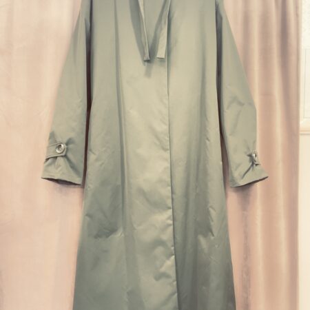 KHAKI LINEAR COAT-CKONTOVA