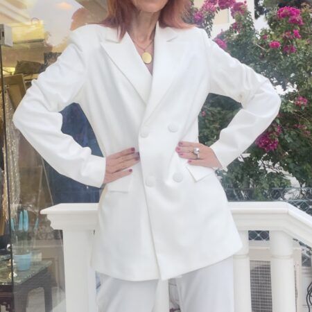 GREY BOLD BLAZER-CKONTOVA