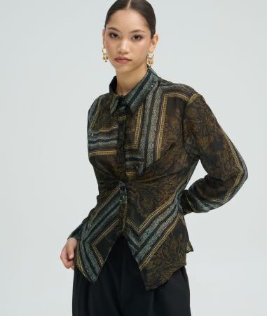 LORRAINE BLACK SHIRT-PROJECT SOMA